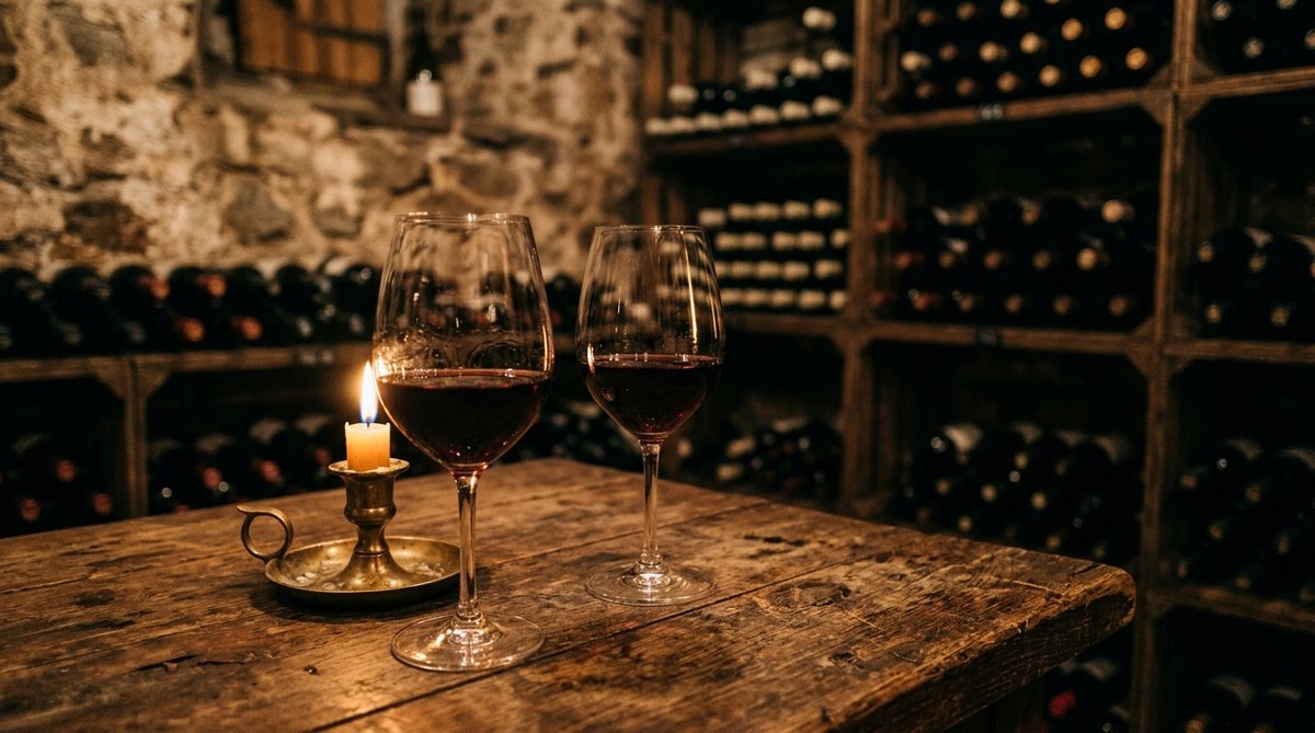 Wine poured at The Cellar